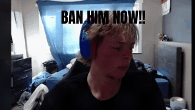 Man With Headphones Ban Him Now GIF