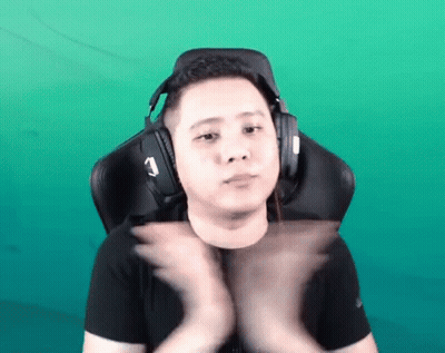 Man With Headphones Clapping GIF