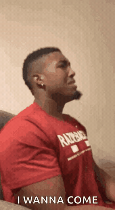 Man With Headphones Come On Please Dragon Ball Poster GIF