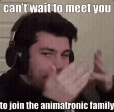 Man With Headphones Covering Mouth Funny Face GIF