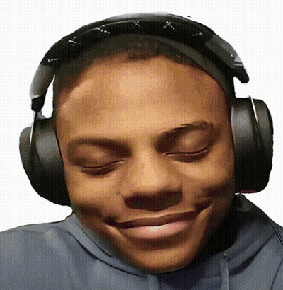 Man With Headphones Eyes Closed GIF