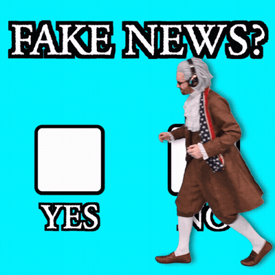 Man With Headphones Fake News Yes Or No GIF