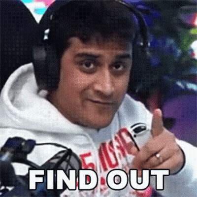 Man With Headphones Giving Thumbs Up Saying Find Out GIF