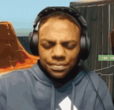 Man With Headphones In Hoodie 150 GIF