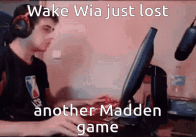 Man With Headphones Lost Another Madden Game Wake Wia GIF