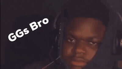 Man With Headphones Saying Ggs Bro GIF