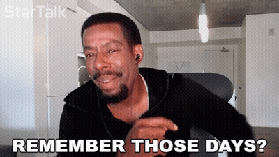 Man With Headphones Saying Remember Those Days GIF