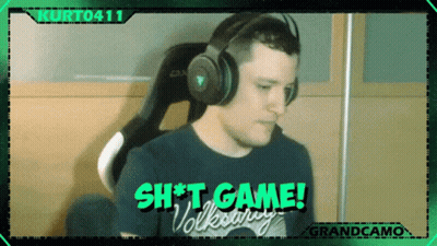 Man With Headphones Saying Shit Game GIF