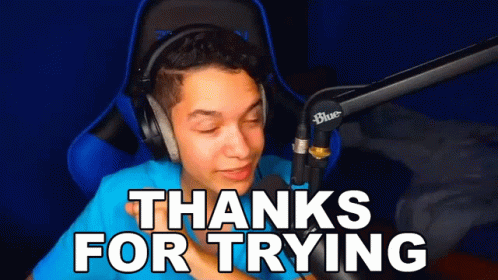 Man With Headphones Saying Thanks GIF