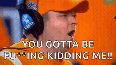 Man With Headphones Saying You Gotta Be Fu*ing Kidding Me GIF