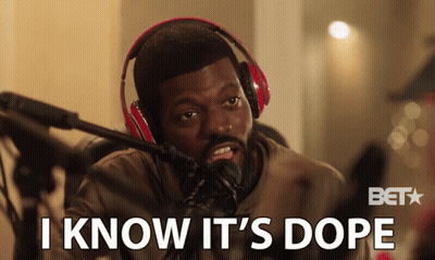Man With Headphones Says I Know Its Dope GIF