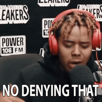 Man With Headphones Says No Denying That GIF