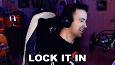 Man With Headphones Smiling In Gaming Chair GIF