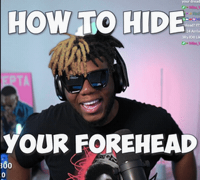 Man With Headphones Sunglasses How To Hide Your Forehead GIF