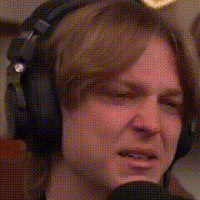 Man With Headphones Talking Into Microphone Join My Fan Club GIF