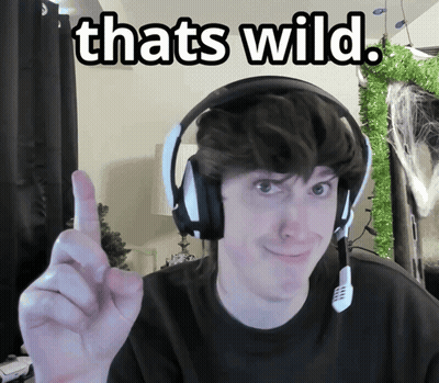 Man With Headphones Thumbs Up Saying Thats Wild GIF