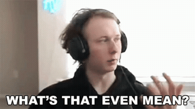 Man With Headphones What's That Even Mean GIF