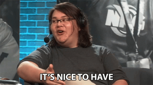 Man With Headset And Glasses Saying It's Nice To Have GIF