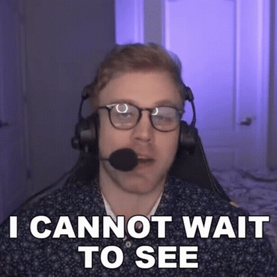 Man With Headset And Glasses Says I Cannot Wait To See GIF