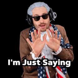 Man With Headset Just Saying GIF