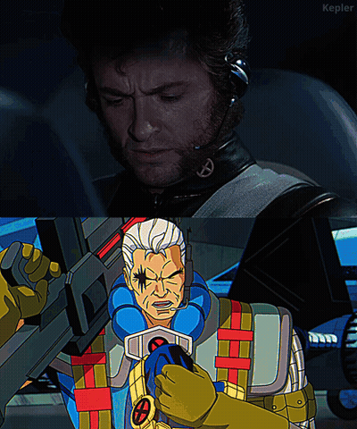 Man With Headset Next To Cable GIF