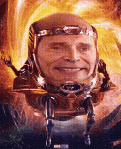 Man With Helmet Sitting In Spaceship GIF