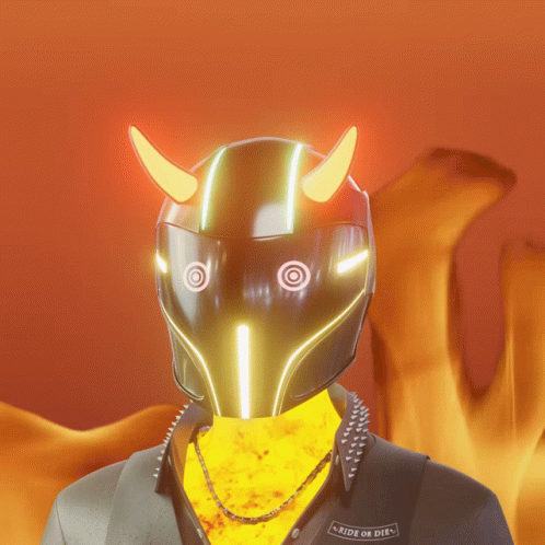 Man With Helmet That Says Bride Or Die GIF