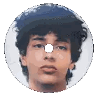 Man With Hole In Eye Sticker