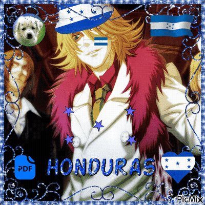 Man With Honduras Written Below GIF