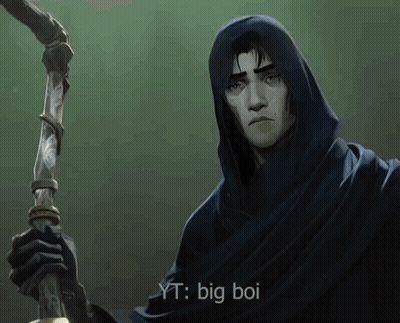 Man With Hood Saying YT Big Boi GIF
