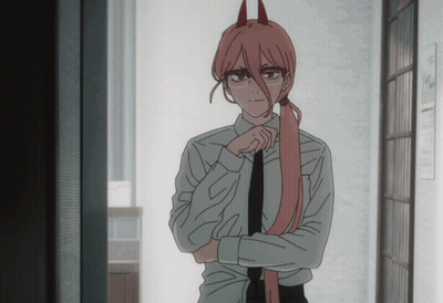 Man With Horns In Hallway GIF