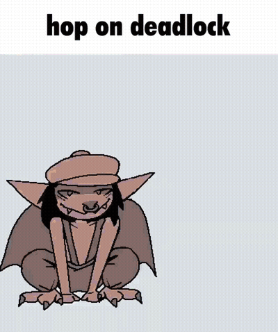 Man With Horns Saying Hop On Deadlock GIF