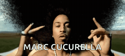 Man With Huge Afro Marc Cucurella GIF