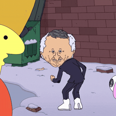 Man With Huge Face GIF