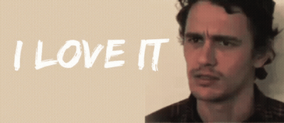 Man With I Love It Text GIF