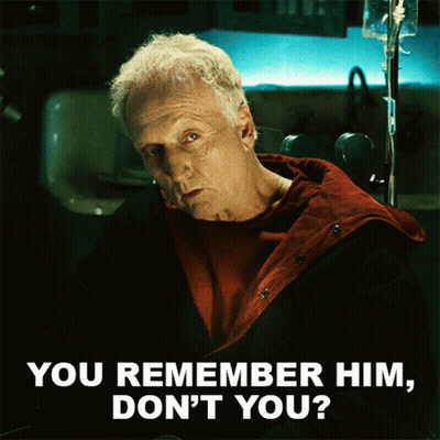 Man With IV Saying You Remember Him Don't You GIF