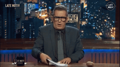 Man With Late Motiv Mug GIF