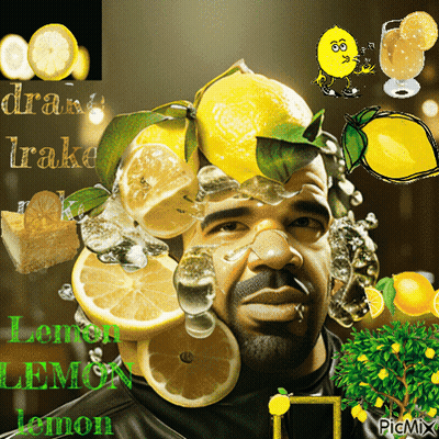 Man With Lemons On Face Saying Drake Lemon Lemon GIF