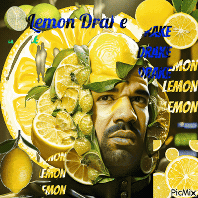 Man With Lemons On Head Lemon Drake GIF