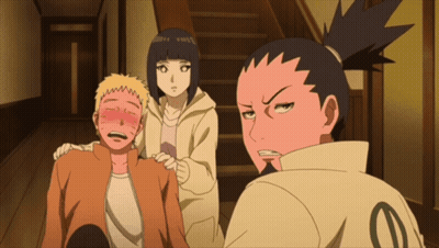Man With Letter O On Back Next To Girl And Boy GIF