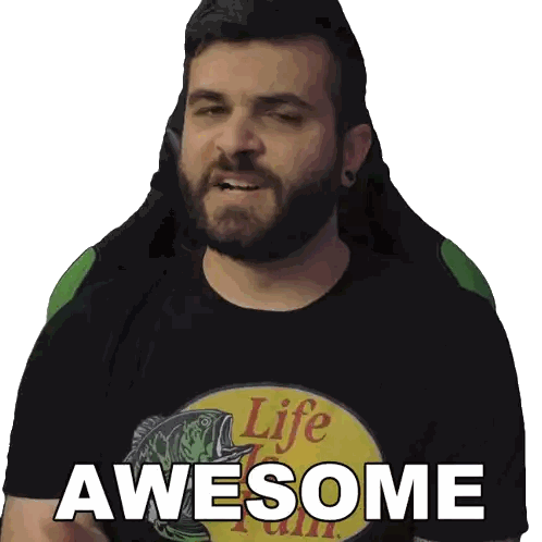 Man With Lifetime Shirt Sticker