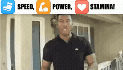 Man With Lightning Bolt Behind Face GIF