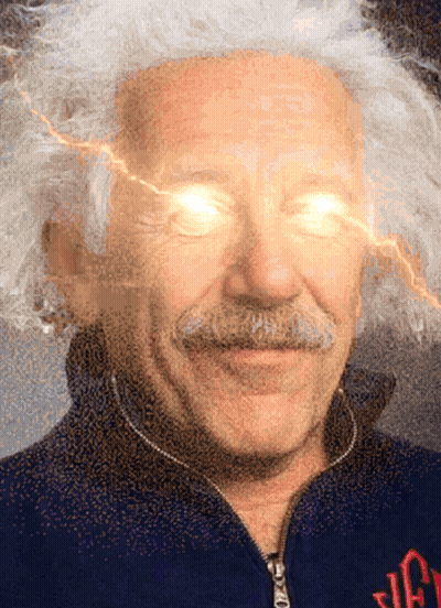 Man With Lightning Bolts From Eyes GIF