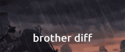 Man With Lightning Saying Brother Diff