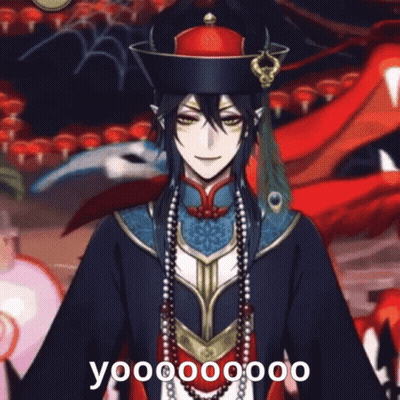 Man With Long Black Hair And Hat Saying Yooooooo GIF
