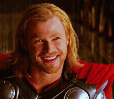 Man With Long Blonde Hair And Beard Smiling GIF