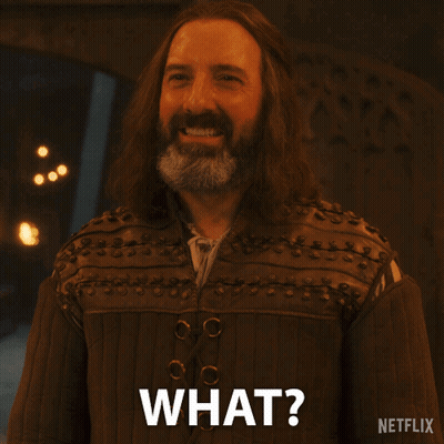 Man With Long Hair And Beard Asking What GIF