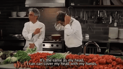 Man With Long Hair And Beard Eating Pizza GIF