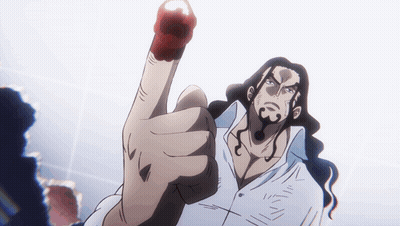 Man With Long Hair And Beard Flipping Off GIF
