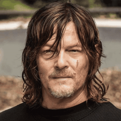 Man With Long Hair And Beard In Black Sweater GIF